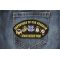 Cap Defenders Of Our Freedom I Stand Beside Them Patch | US Military Veteran Patches Cap Defenders Of Our Freedom I Stand Beside Them Patriotic Iron on Patch shown on jeans